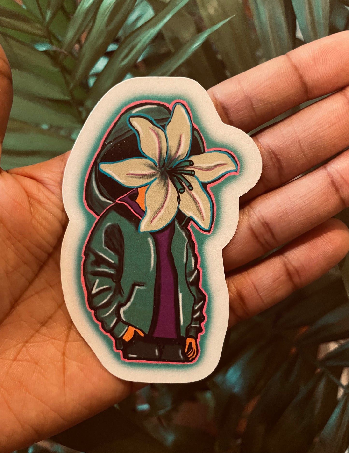 Lilly in a Hood Sticker
