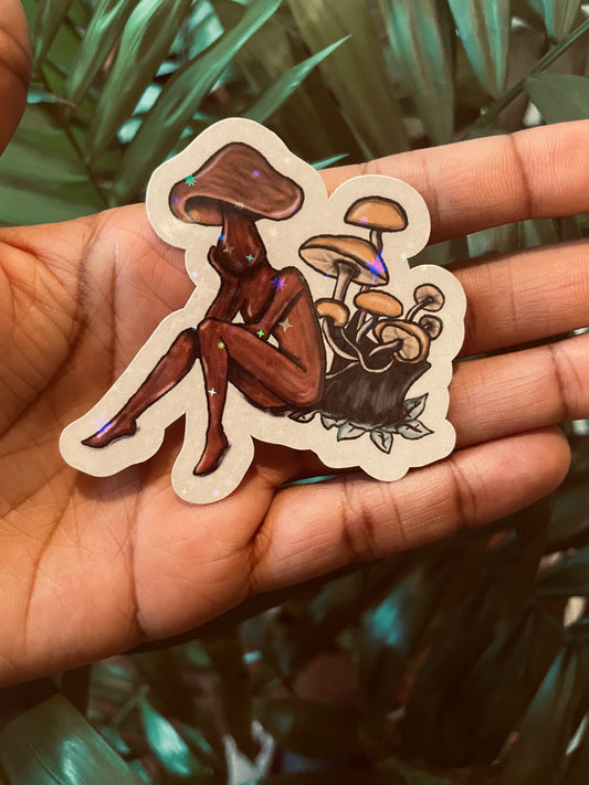 Mycee Mushroom Sticker