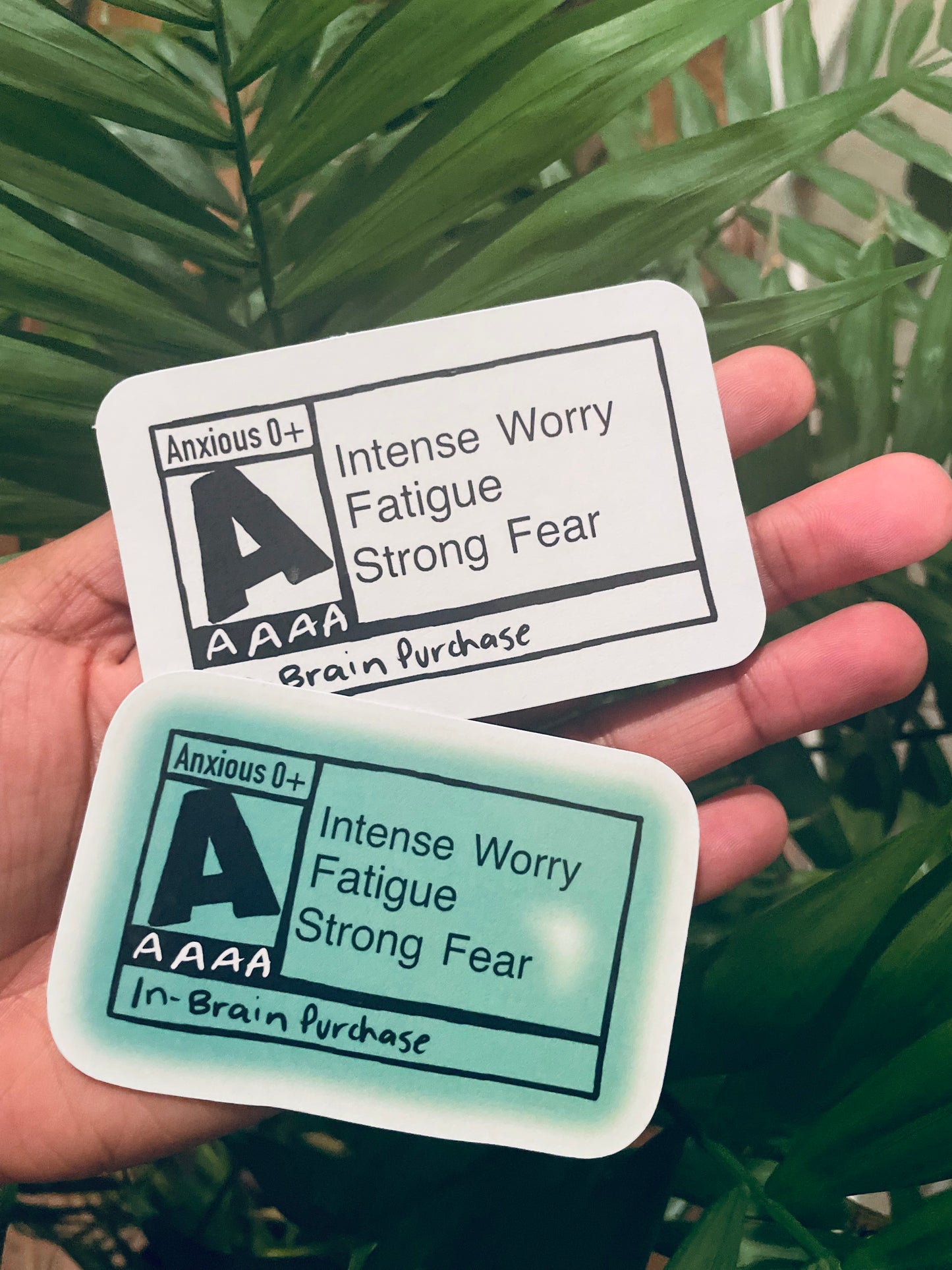 **Rated A for Anxious Sticker**