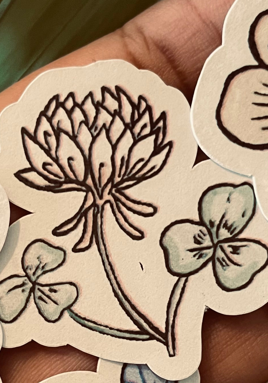 **Weed Flower Stickers**