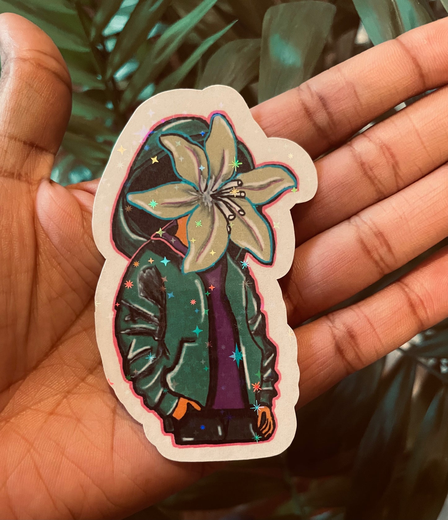 Lilly in a Hood Sticker