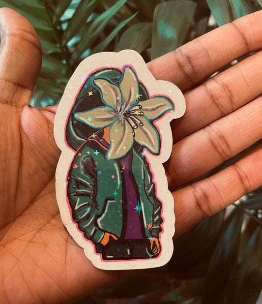 Lilly in a Hood Sticker