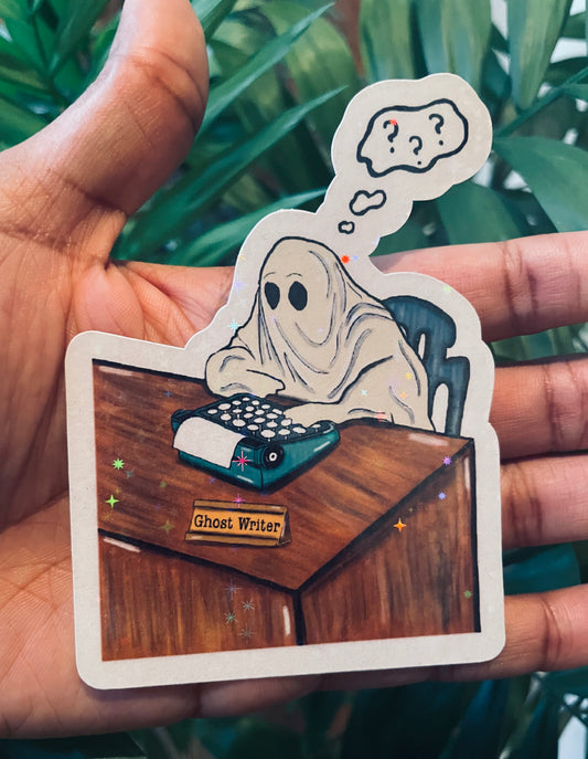 Ghost Writer Sticker