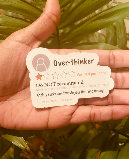 **Anxiety Review Sticker!**