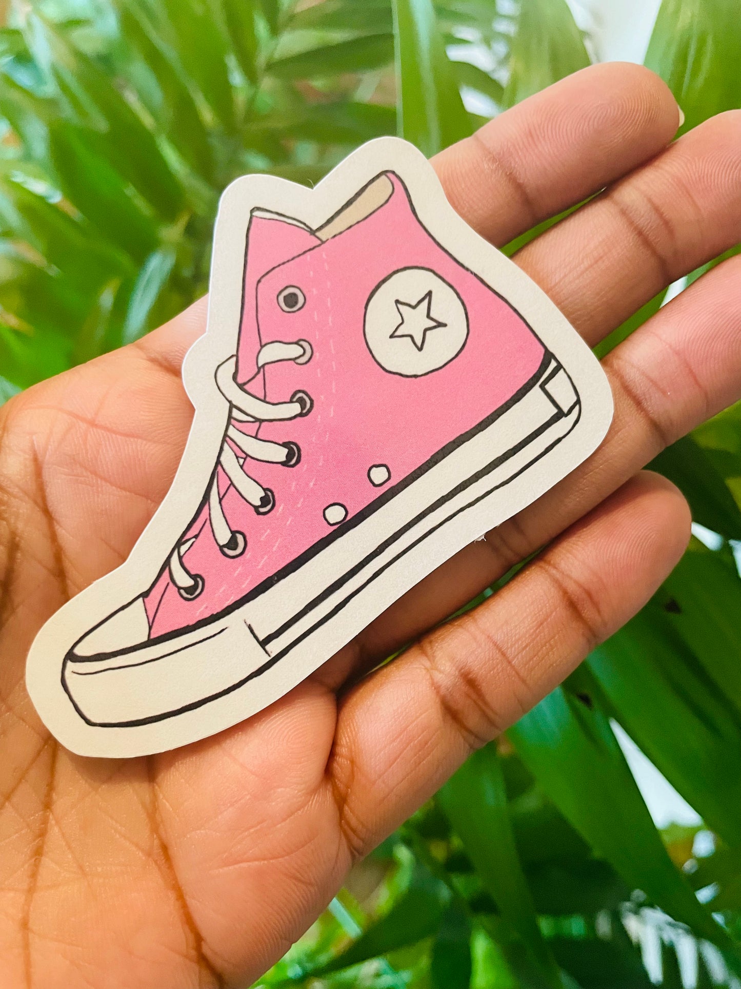 **Pink Converse Sticker!**