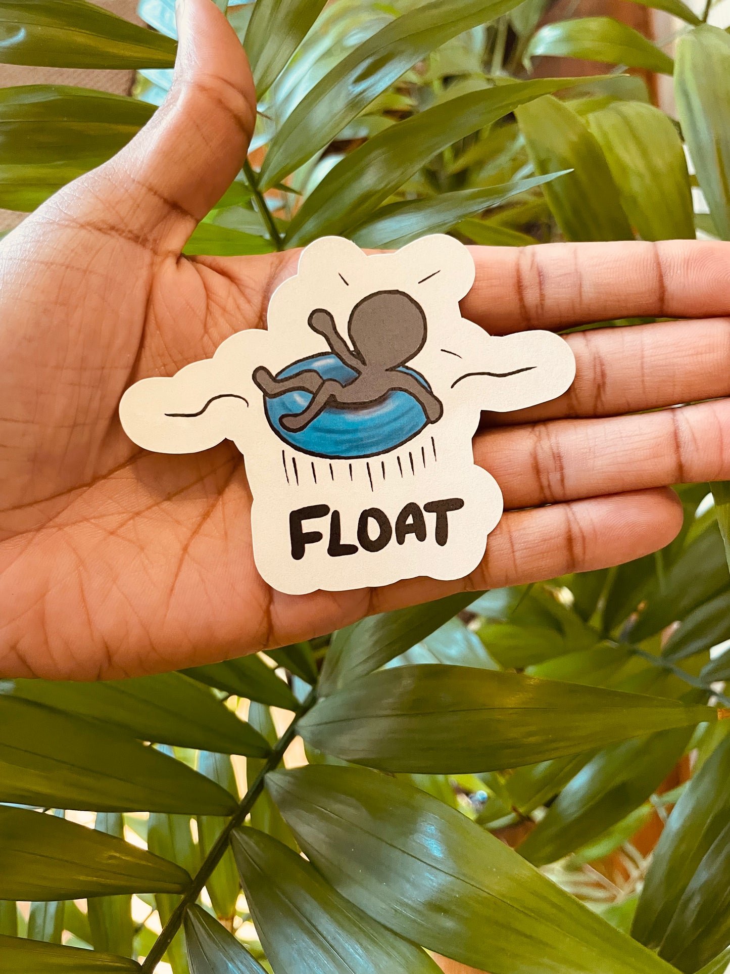 Alien Floating Sticker