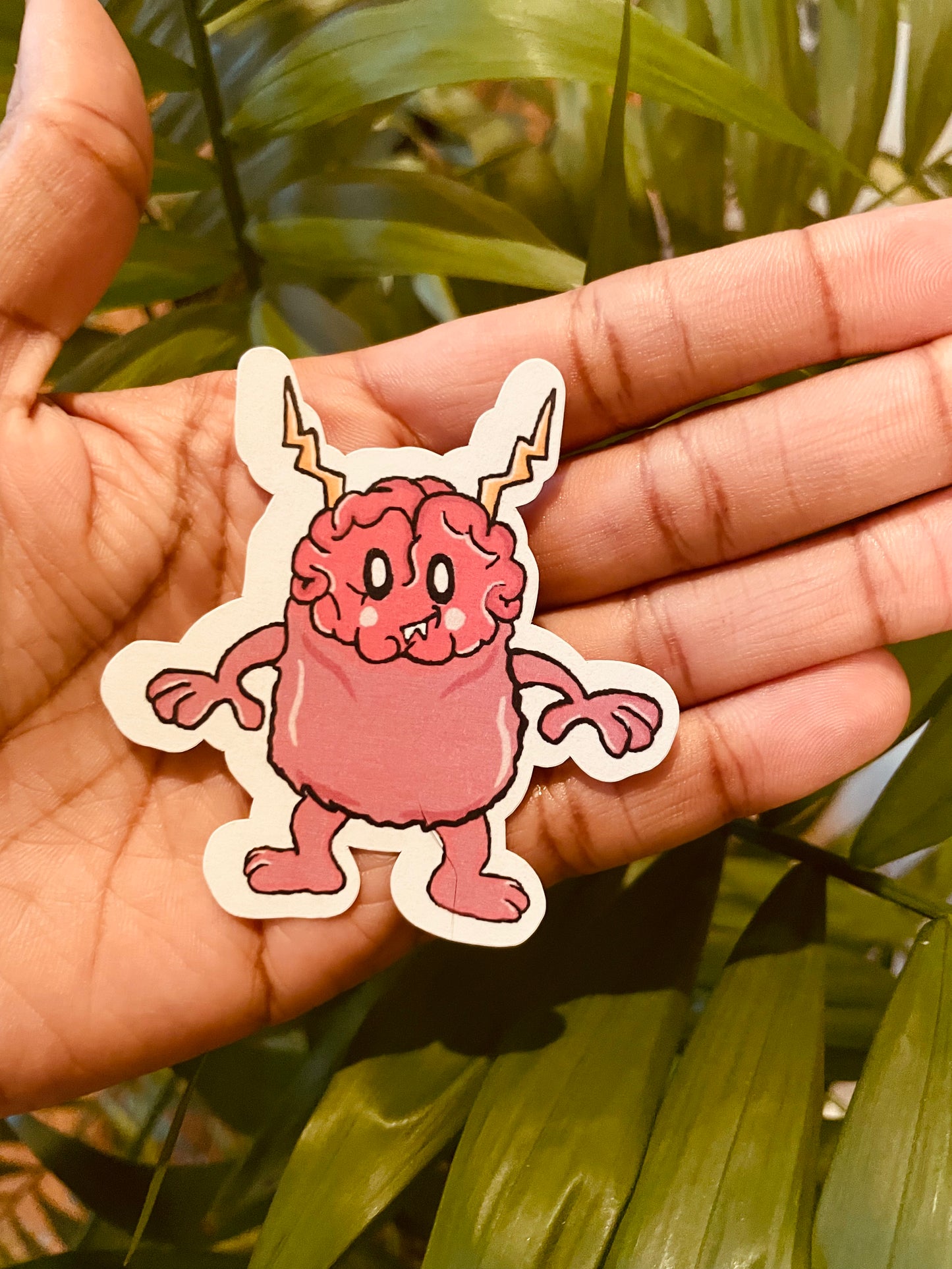 **Anxiety Monster Sticker**