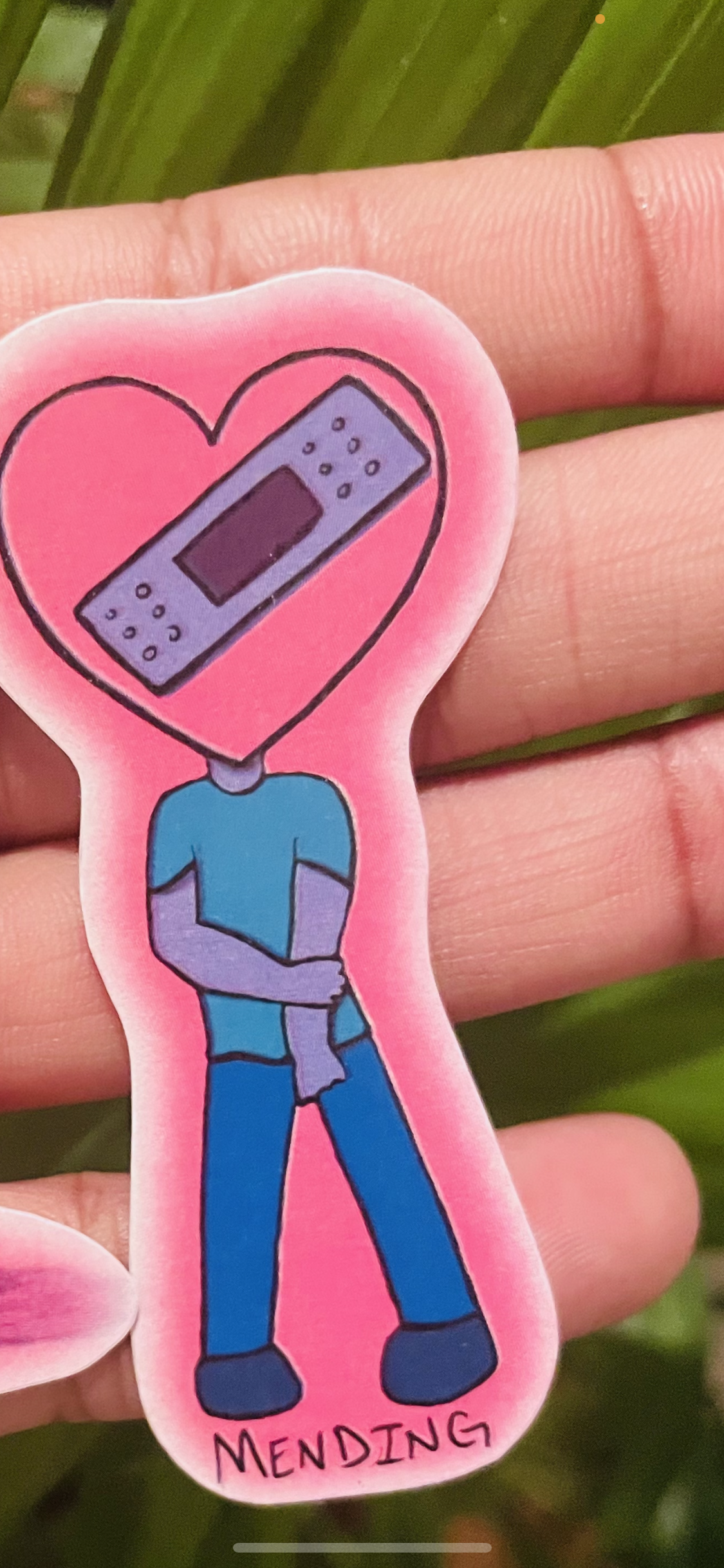 **Breast Cancer Exclusive Sleepy Head and Mending Sticker!**