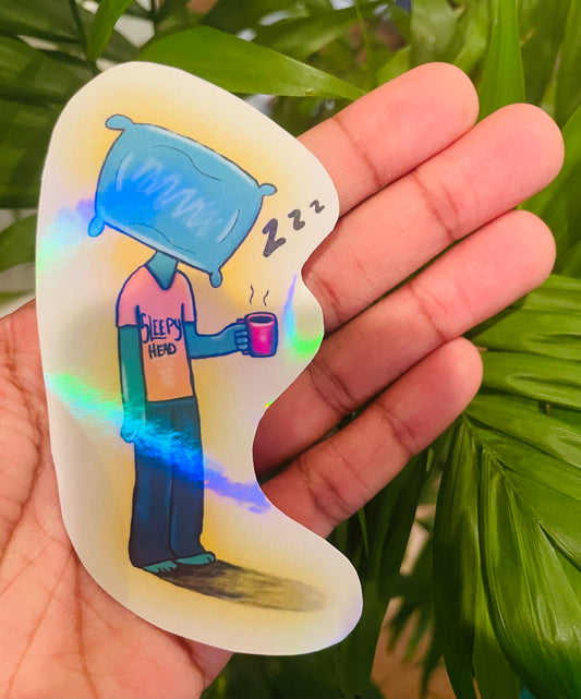 *NEW* Sleepy Head sticker