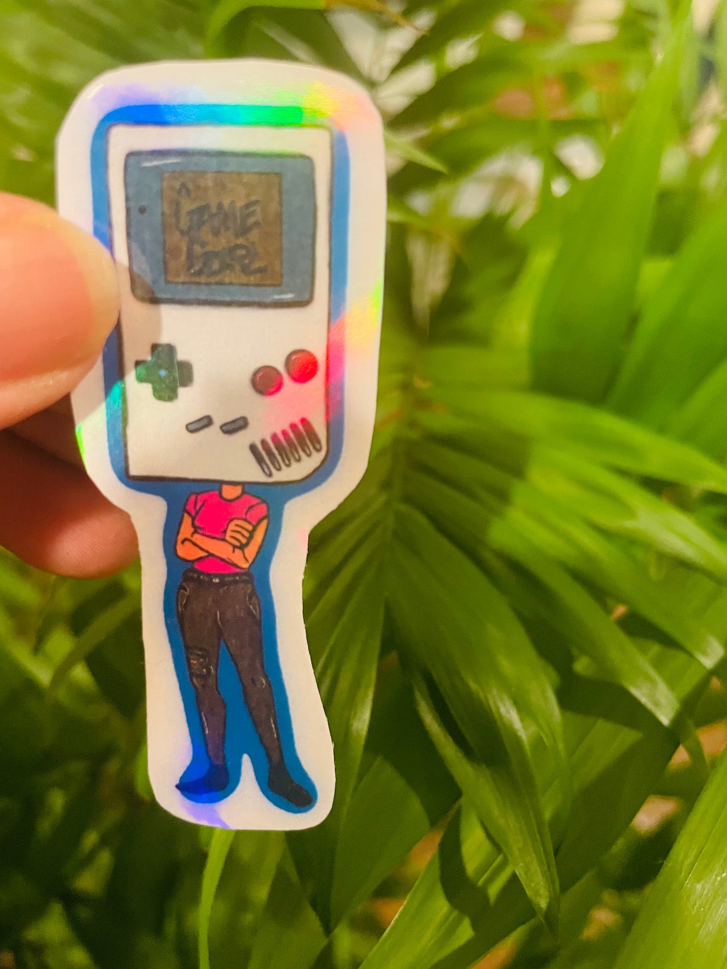 **I play games when I’m anxious…mini sticker